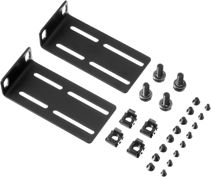PhyinLan Rack Mount Kit Universal Adjustable 19 Inch Rack Ears for HP/ProCurve/Aruba/OfficeConnect/HPE and Other Switches - Image 1